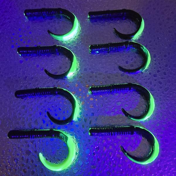 Wurmulus Slim 45mm - Essentials Gum - UV Aktiv Black Yellow